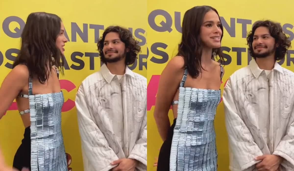 Besouro Azul: Xolo Maridueña se declara para Bruna Marquezine na CCXP 22