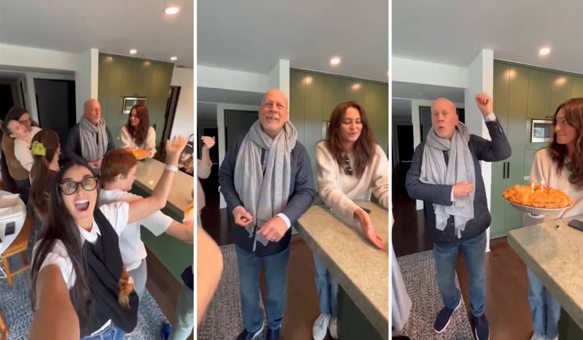 Vídeo de Bruce Willis sorridente emociona fãs após diagnóstico de demência